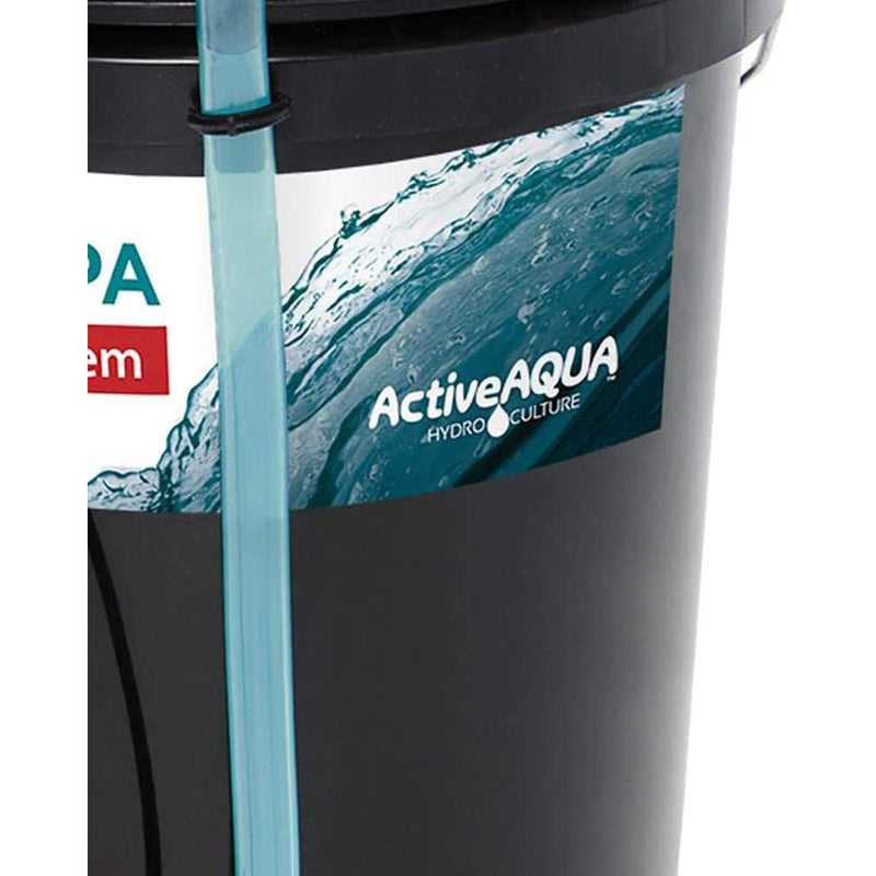 Active Aqua label on bucket
