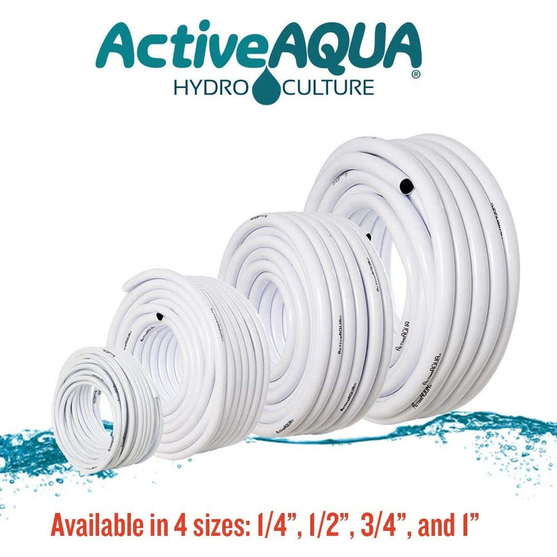 active aqua in different tube sizing