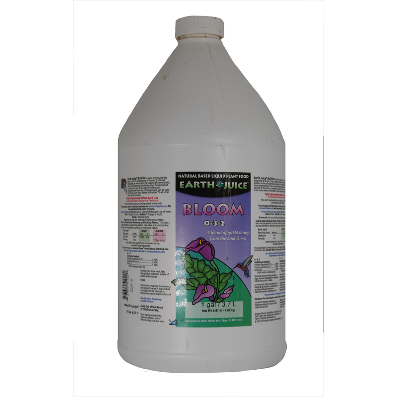 Earth Juice Bloom (1 Gallon): Natural Flower Booster