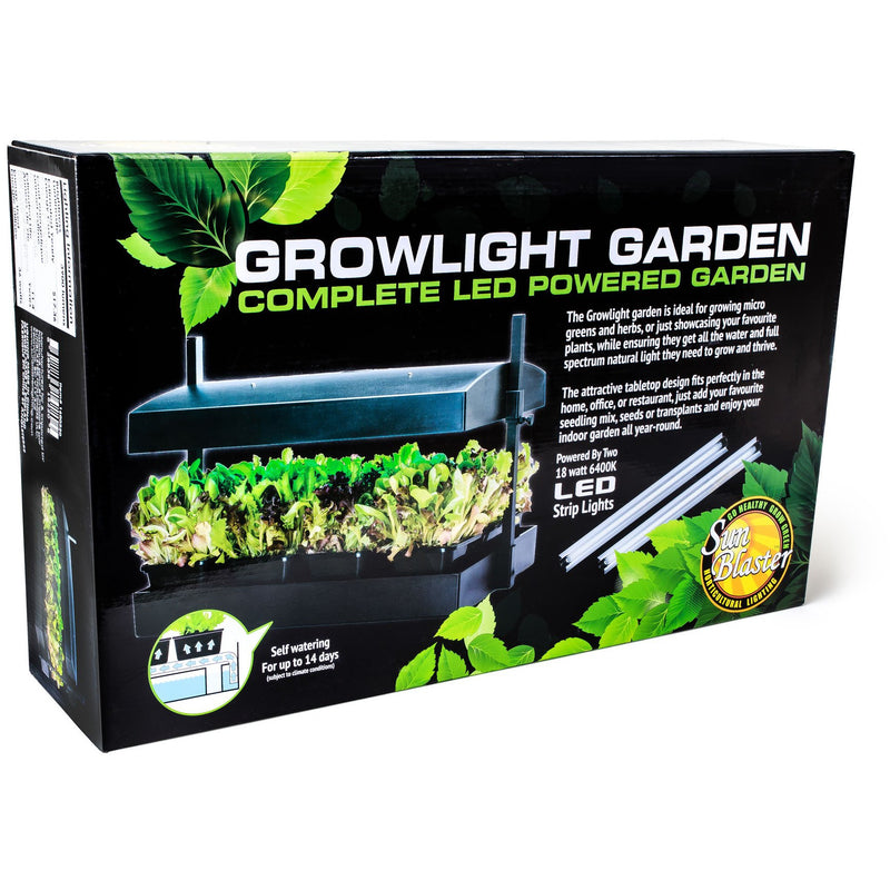 Front packaging of the LED powered garden