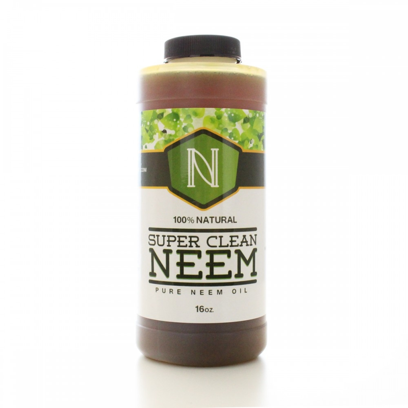 Super Clean Neem Cold Pressed Seed Oil Front Face Packaging