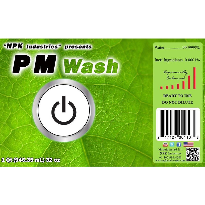 NPK Industries PM Wash front label