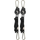 Hydrofarm Light Riser Hanging System w/Push Button Release, 1/8"