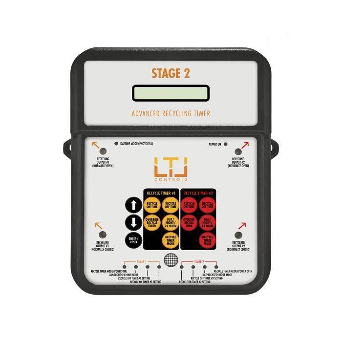 LTL STAGE2 Multi functional recycling timer,4-outlet front view