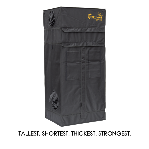 front The Gorilla Grow Tent® Shorty 2' x 2.5' x 4'x11"