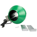 back view of the fan with the silver stands and screws