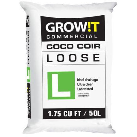 GROW!T Commercial Coco, Loose, 1.75 cu ft bag/ Indoor Grow Medium