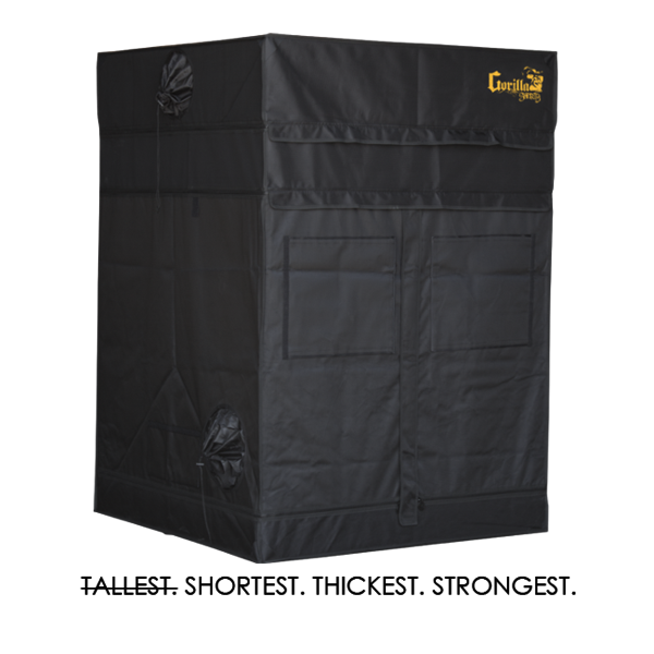 angle closed The Gorilla Grow Tent® Shorty 4' x 4' x 4'11"