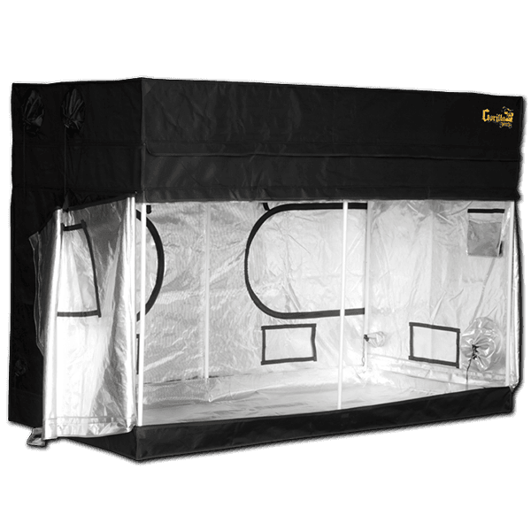 angle open The Gorilla Grow Tent® Shorty 4' x 8' x 4'11"