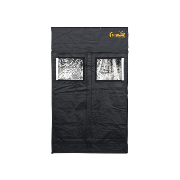 front open windows Gorilla LITE LINE Indoor Grow Tent 4’ X 4’ X 6’7″