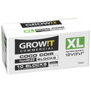 GROW!T Commercial Coco, RapidRIZE Block 10"x10"x7", case of 10