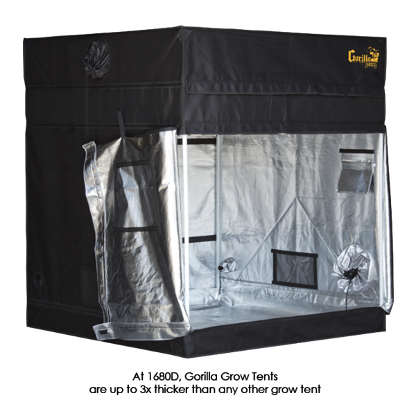 angle open The Gorilla Grow Tent® Shorty 5' x 5' x 4'11"
