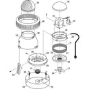 mechanical map of the active air commercial humidifier