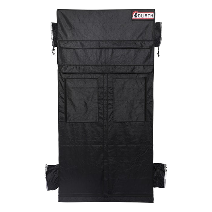 front The Goliath Grow Tent 4'x4'x6'11" (1 Ft. Extension Kit Included)