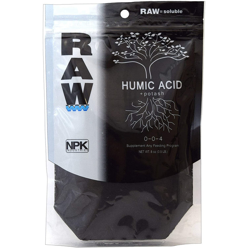 raw humic acid and potash 0-0-4 front packeging