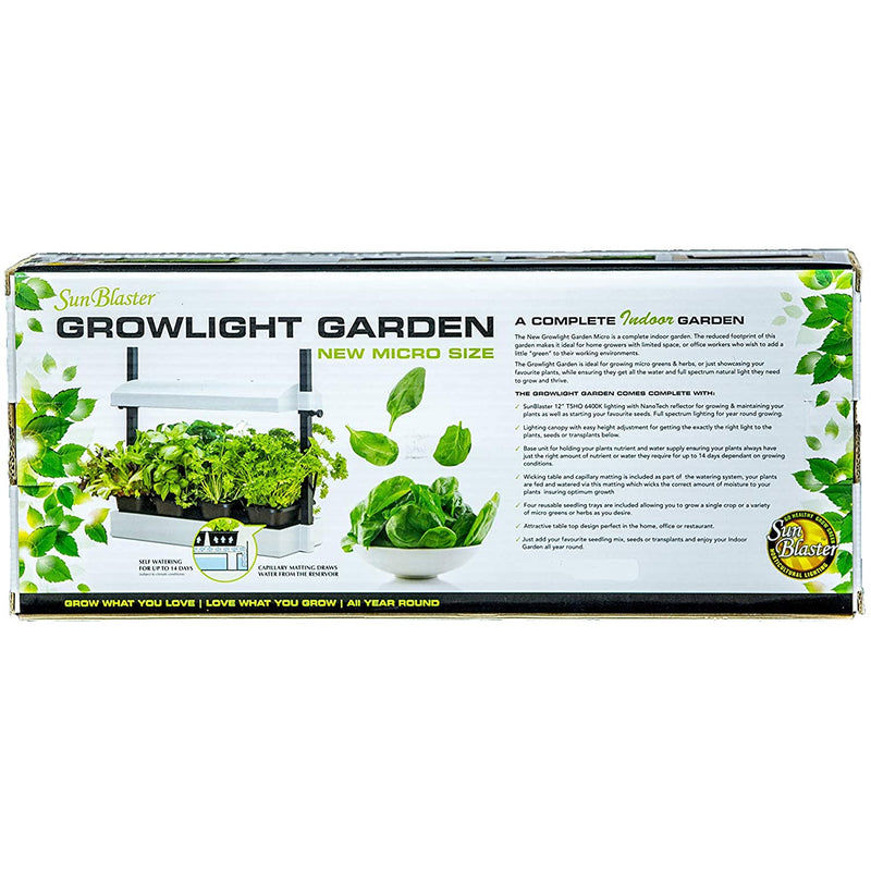SunBlaster Micro T5 Grow Light Garden (White)