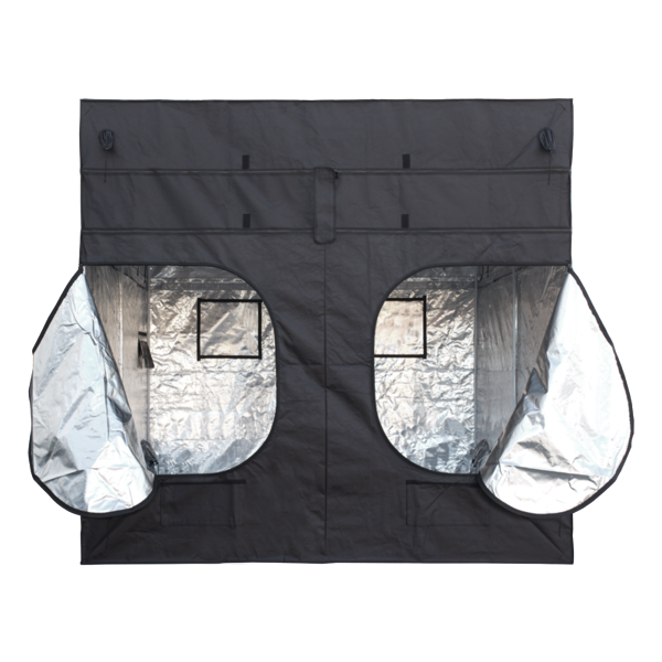 rear open Gorilla LITE LINE Indoor 8' x 8' x 6'7" Grow Tent with extension