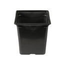 Black Square Pot - 3.25'' x 3.25'' x 3.5'' 0.5qt