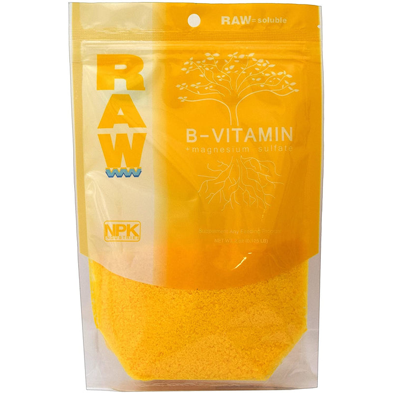 Raw Soluble B-Vitamin + Magnesium Sulfate Feeding Program Front Packaging