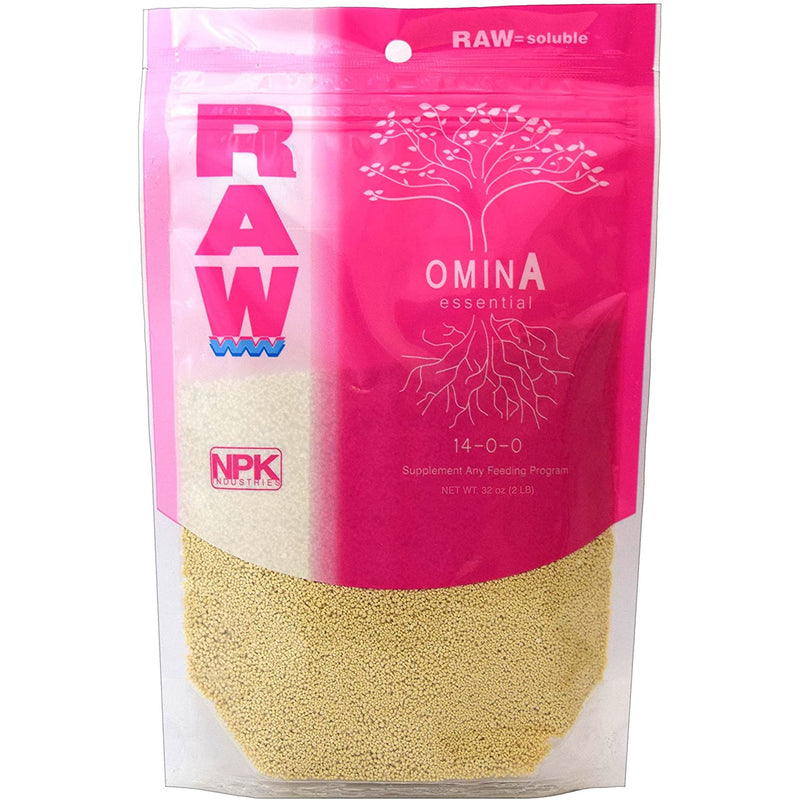 Raw omina essential front packaging