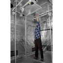 person inside The Original Gorilla Grow Tent® 9' x 9' x 6'11"