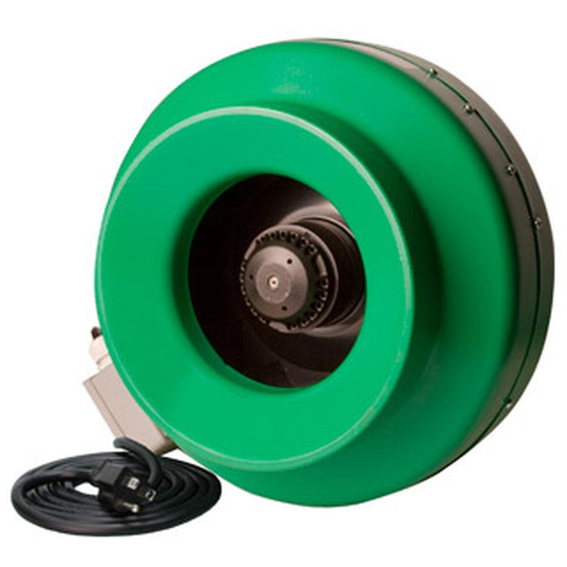 green fan with black cable