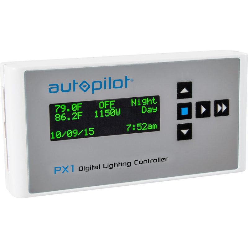 Autopilot PX1 Digital Lighting Controller front display with electronic menu