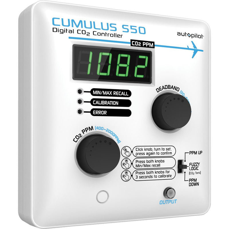 Autopilot CUMULUS S50 Digital CO2 Controller for Indoor Grow Room Set Ups