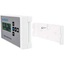 Autopilot PX1 Digital Lighting Controller side view with back bracket and screw for wall