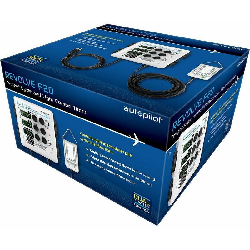Autopilot REVOLVE F20 Repeat Cycle and Light Combo Timer blue packaging