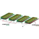 diagrahm of how the map sits below the plants to heat soil