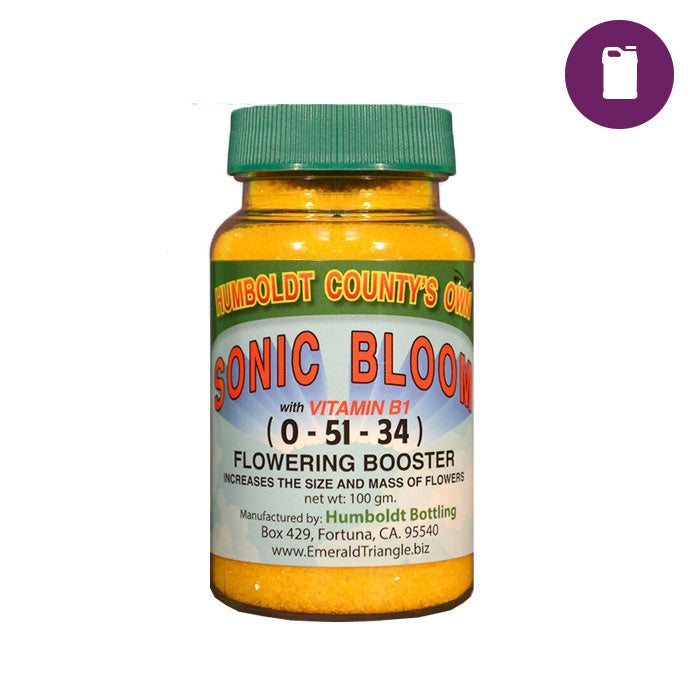 sonic bloom 0-51-34 flowering booster bootle