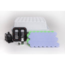 white LOW PRO 64 cloning system with proprietary lid and reservoir 