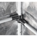 Gorilla Grow Tent Accessories CFM Kit attached inside growing tent, side angle