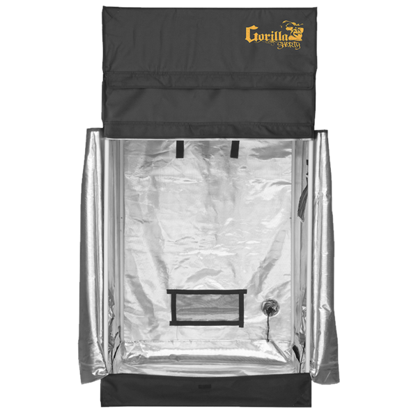 front open The Gorilla Grow Tent® Shorty 3' x 3' x 4'11"