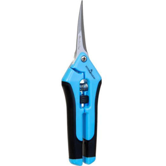 blue curved blade clippers