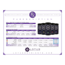 The recipe for each lotus growing nutirient 