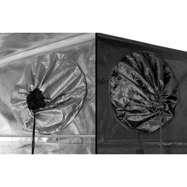 Port Holes Inside and Outside of Gorilla LITE LINE Indoor 2' x 2.5' x 5'7" Grow Tent