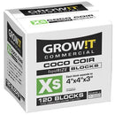 GROW!T Commercial Coco, RapidRIZE  Block 4"x4"x3"case of 120