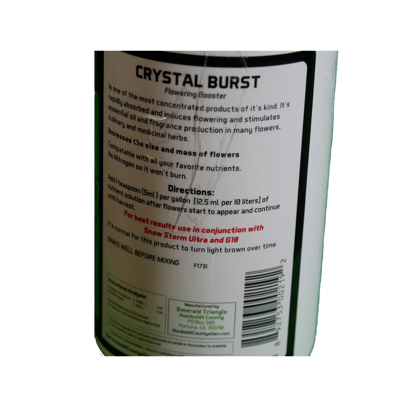 Humboldt County's Own Crystal Burst (0-15-15) - Back Label