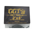 Gorilla Grow Tent Grow Room Net Trellis zoomed in front package and logo