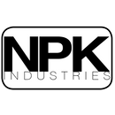 NPK Industries white and black logo