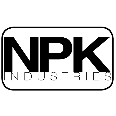 NPK Industries white and black logo