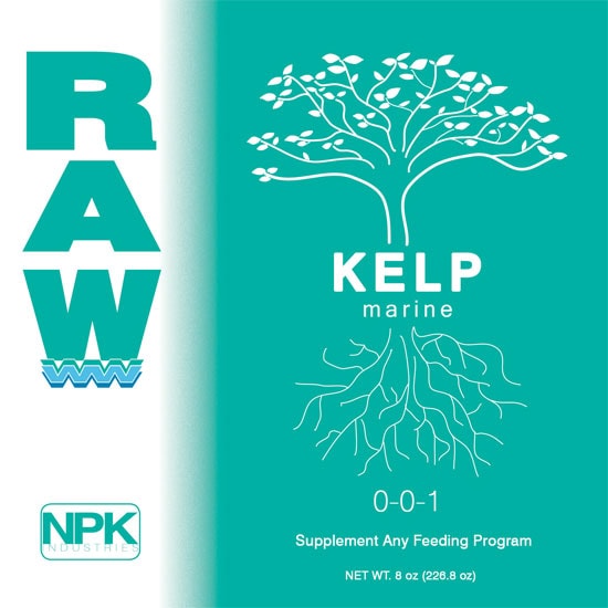Raw Soluble Kelp Marine Teal Label